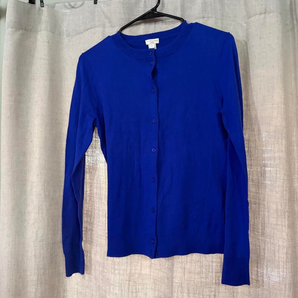 Jcrew blue long sleeve button